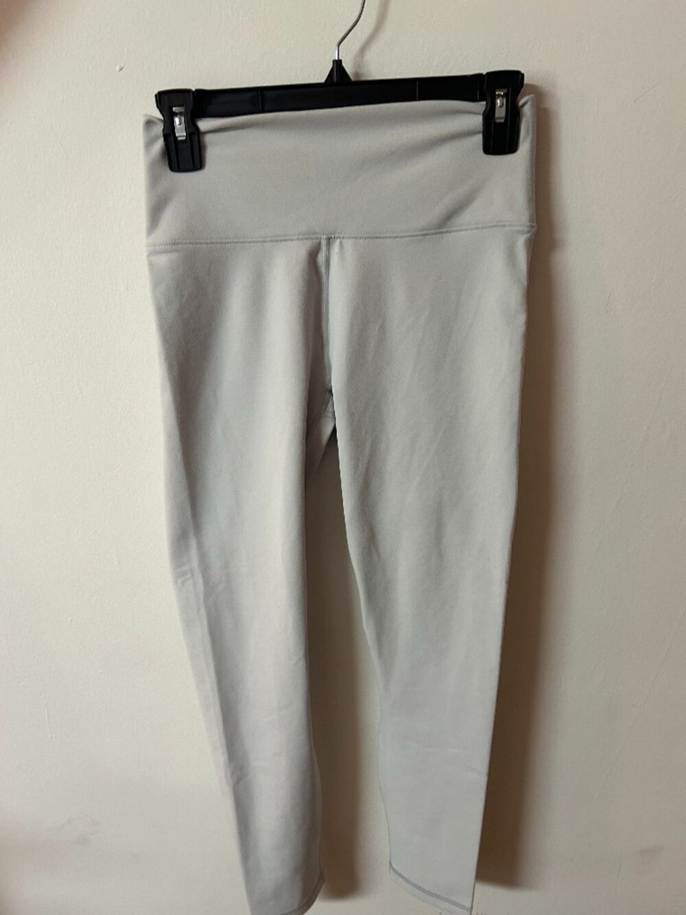 Fabletics PowerHold High-Waisted Leggings - Light Gray - Women's